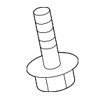 GDK5516H9 - Electrical: Lamp Bracket Lower Bolt for Mazda: 3, 6 Image