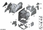 51477362217 - : Acoustic Insulation, Rollover Bar, Left for BMW Image