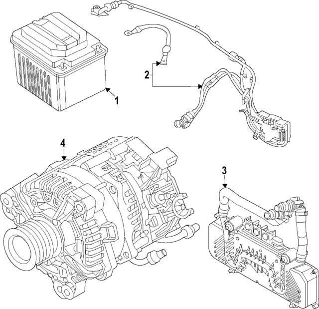61215B80872 - Electrical: Vehicle Battery for BMW Image