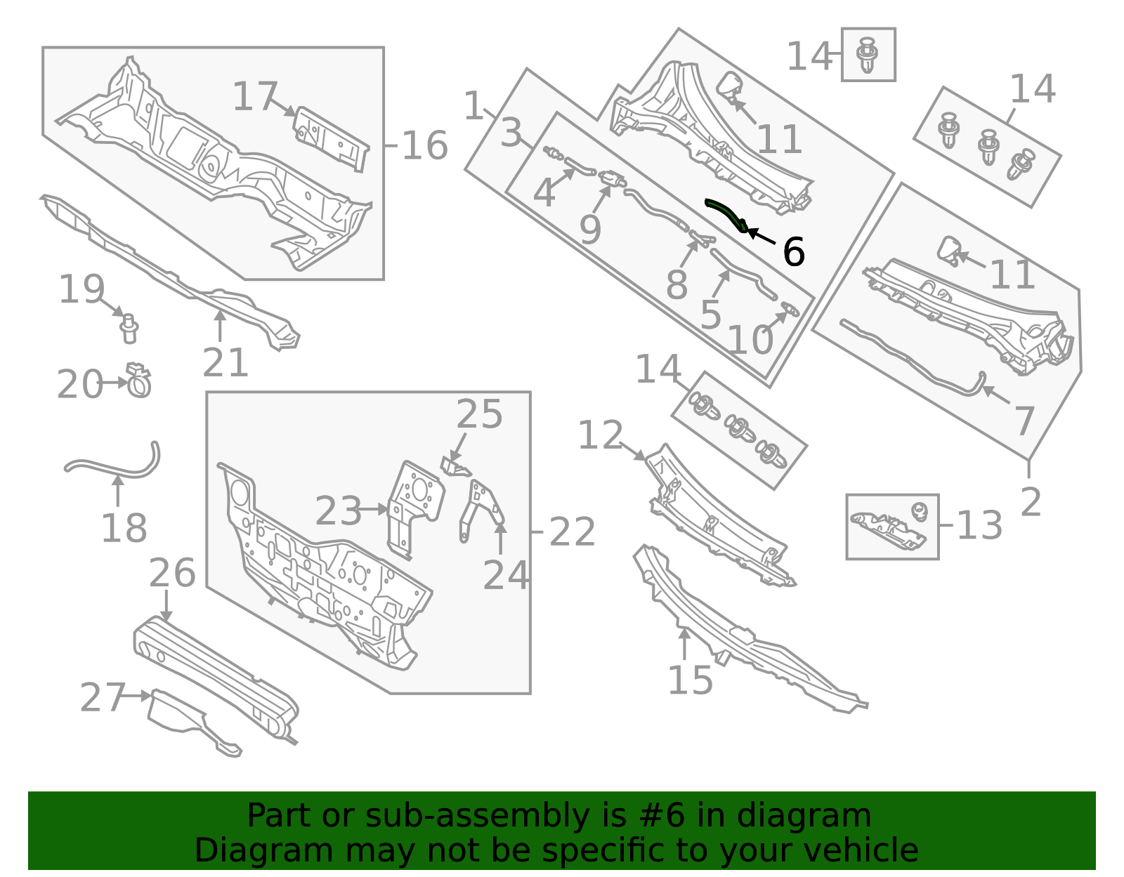 2010-2013 Mazda 3 Washer Hose bbm867501 | TascaParts.com