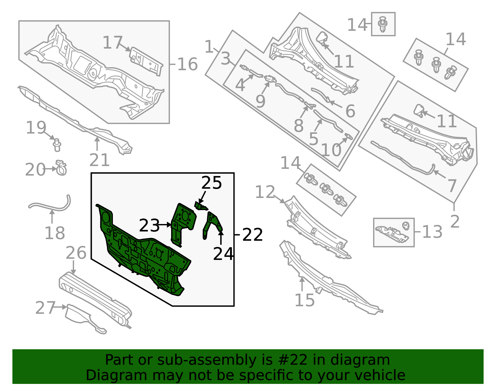 2010-2013 Mazda 3 Lower Dash Panel BBM3-53-400A | OEM Parts Online
