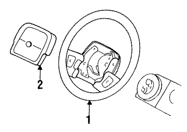 DH67JR8 - Steering: Pad for Mopar Image