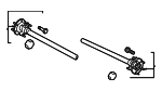 MB3Z4234A - Suspension: Axle Shaft for Ford: Bronco Image
