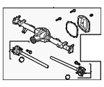 MB3W4001ACL - : Axle Assembly for Ford: Bronco Image
