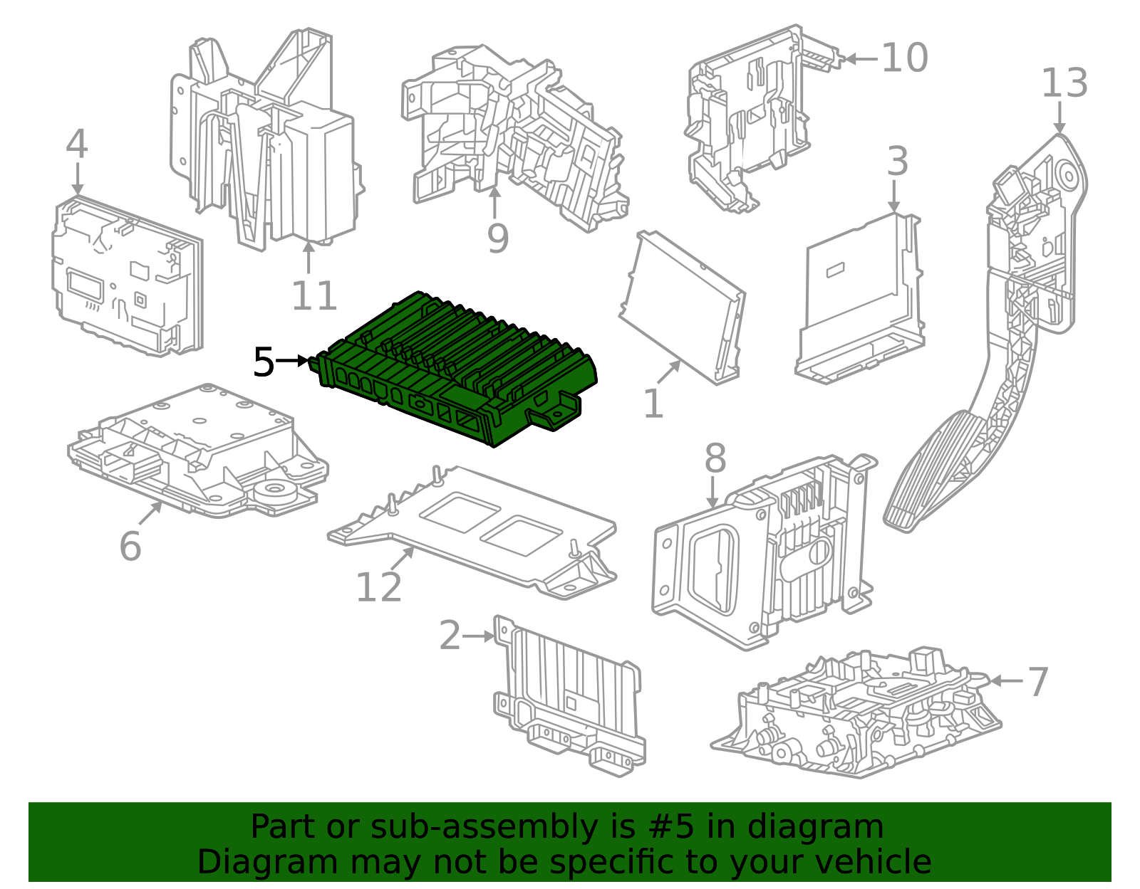 2024-2026 GM Control Module 13564342 GM | GMPartsDirect.com