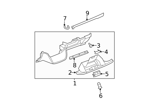 Glove Box for 2007 Chevrolet Suburban 1500 #0