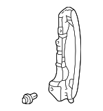 74105S6M000 - Body: Rear Seal for Acura Image