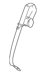 19211009 - Electrical: Center Belt Assembly for Cadillac: SRX Image