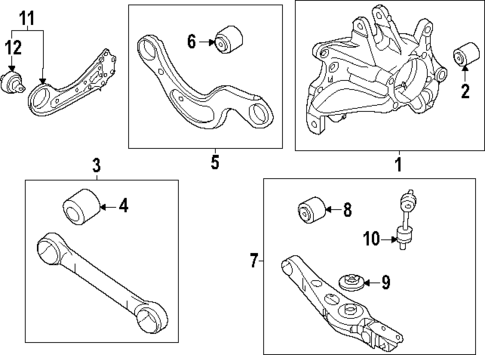 Rear Suspension for 2024 Hyundai Santa Cruz #2
