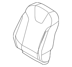 CV6Z5864417KB - Body: Seat Back Cushion Cover for Ford Image