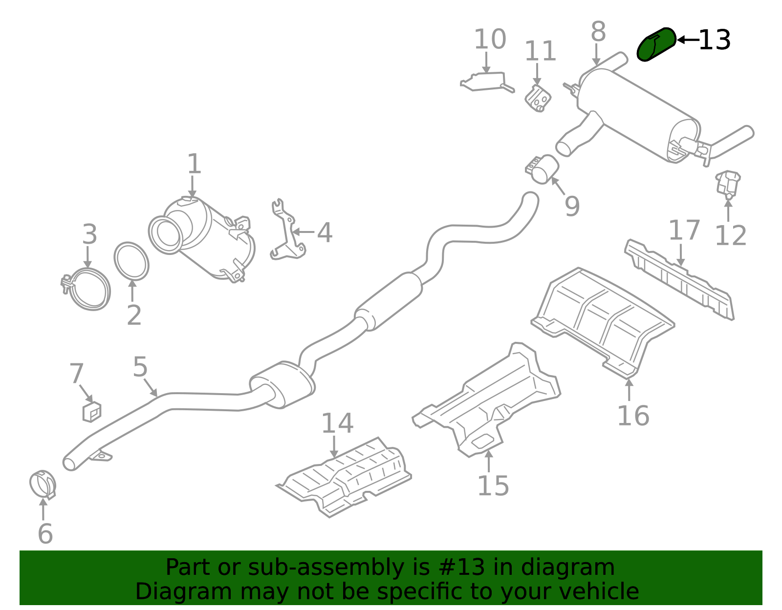 Genuine BMW 18-30-7-610-636 | Tailpipe Extension - Black Chrome