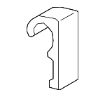 51477157715 - Body: Hook for BMW: 530e, 530e xDrive, 530i, 530i xDrive, 535i GT, 535i GT xDrive, 540d xDrive, 540i, 540i xDrive, 550i GT, 550i GT xDrive, 640i xDrive Gran Turismo, M5, M550i xDrive, X5, X6 Image