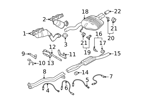 Exhaust Manifold for 2007 BMW 530xi #0
