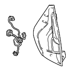 8156152D11 - : Tail Lamp | Driver Side for Toyota: Prius C Image