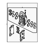 58110T6310CA9 - Brakes: Caliper Assembly for Hyundai Image