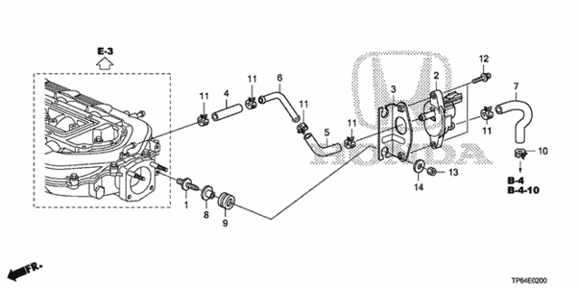 Tubing (V6) (1) for 2012 Honda Crosstour #0