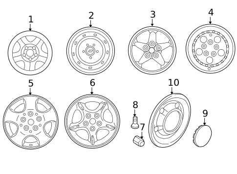Wheels for 2001 Jeep Wrangler #0
