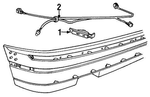 Side Marker Lamps for 1993 Cadillac Allante #0