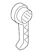 811812B000NNB - Body: Release Handle for Genesis: Electrified GV70, GV60, GV70, GV80, GV80 Coupe | Hyundai: Elantra, Elantra N, Ioniq 5, Ioniq 6, Kona, Kona Electric, Kona N, Palisade, Santa Cruz, Santa Fe, Sonata, Tucson, Veloster, Veloster N Image