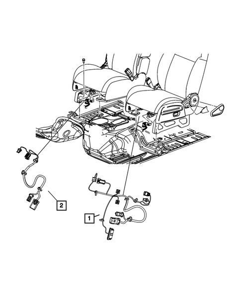 Wiring-Body and Accessories for 2009 Dodge Nitro #2