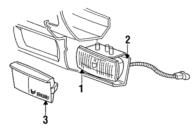 5263559 - Electrical: Fog Lamp Assembly for Mopar Image