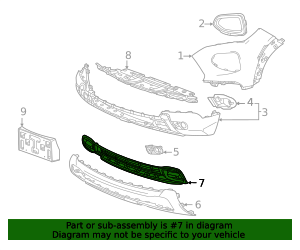 2021-2023 Chevrolet Trailblazer Front Bumper Fascia Protector 42615771 ...