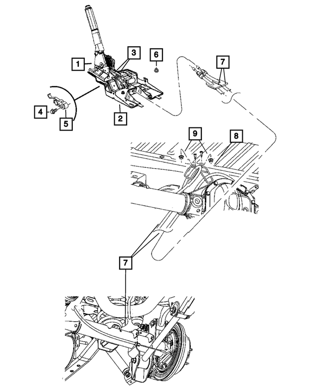 68224095AA - : Parking Brake Bracket for Mopar Image