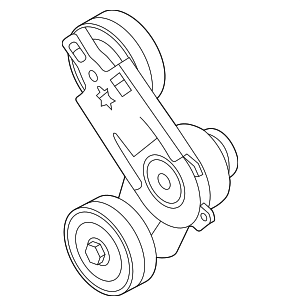 6M903315L - Maintenance &amp; Lubrication: Tensioner for Audi Image