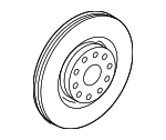 5Q0615301H - Brakes: Disc Brake Rotor for Volkswagen Image