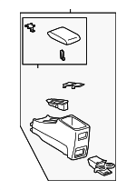58905AA012B0 - Body: Rear Console for Toyota: Camry Image
