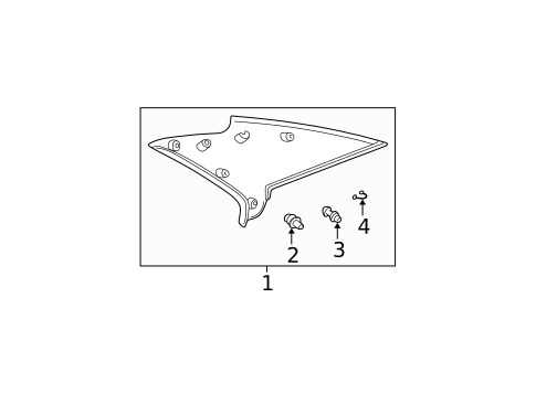 Interior Trim - Quarter Panels for 2003 Lexus ES300 #0