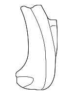 5JX46TZZAC - Body: Mud Guard for Mitsubishi Image
