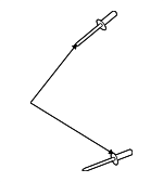 6500911 - Body: Mud Guard Rivet for Mitsubishi Image