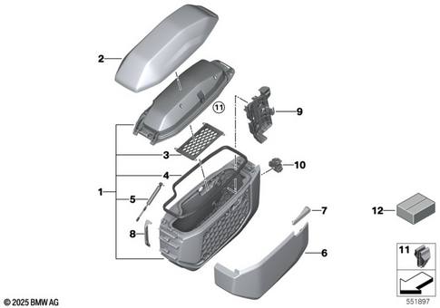 Luggage System for 2025 BMW-Motorrad R 1300 RT #1