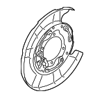 58252B1000 - Brakes: Backing Plate for Hyundai Image