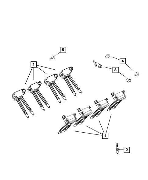 Ignition, Spark Plugs, Cables, Coils, and Glow Plugs for 2021 Ram 3500 #0