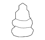 6786750090 - Body: Door Weather-strip Clip for Lexus: LS500, LS500h, UX200, UX250h, UX300h Image