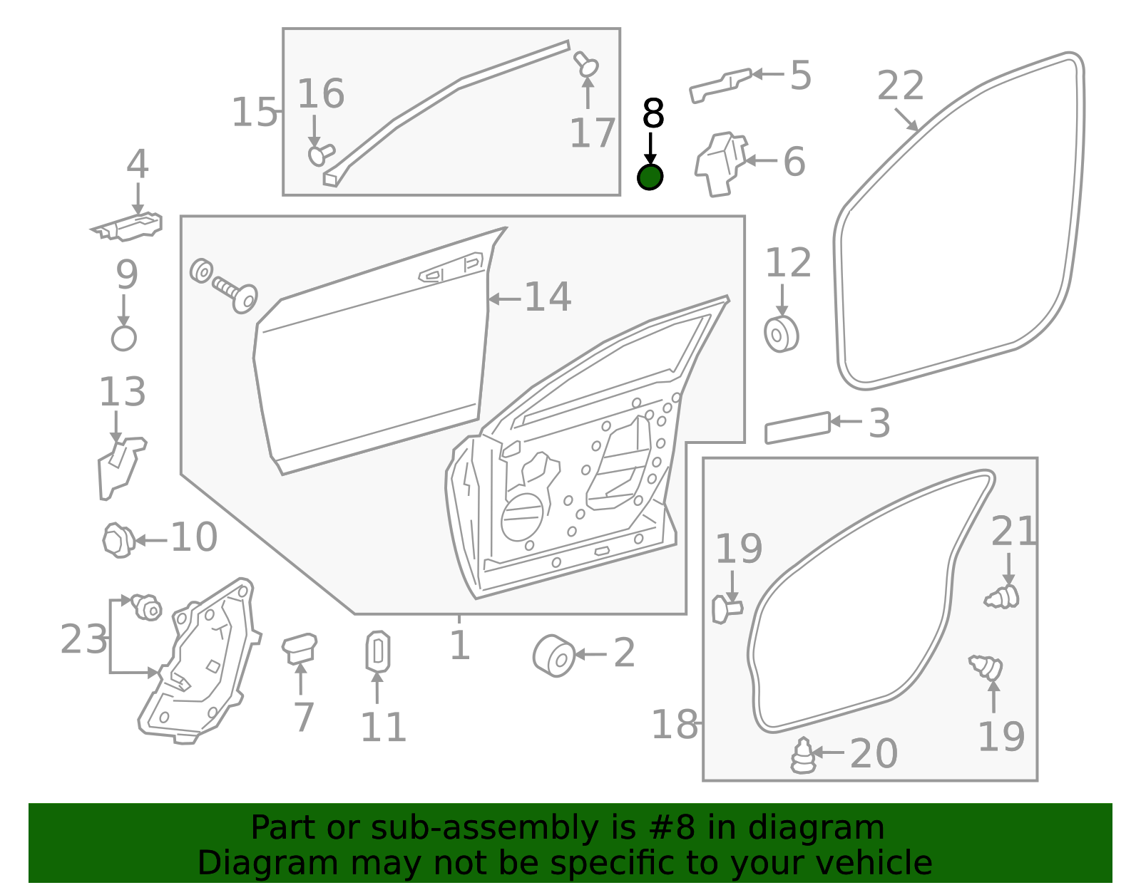 90333-16003 - Door Shell Hole Plug 2013-2025 Lexus | Longo Lexus Parts