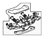 85047994 - Exhaust: Muffler &amp; Pipe for Chevrolet: Corvette Image
