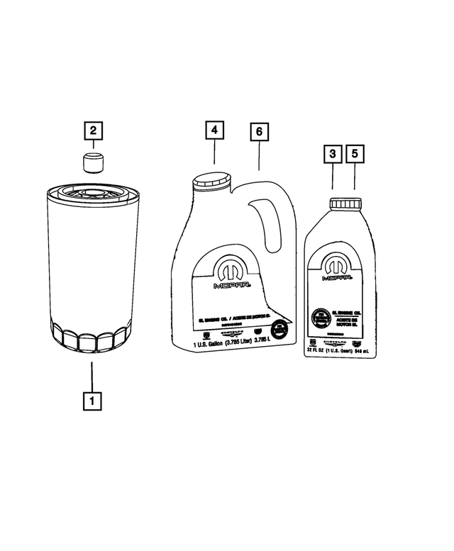 68218941AC - : 15w40 Engine Oil for Mopar Image