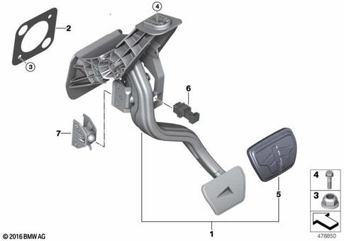 Pedals for 2026 BMW M4 Competition #0