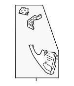 8E1898400 - HVAC: Mount Kit for Audi: A4, A4 Quattro, RS4, S4 Image