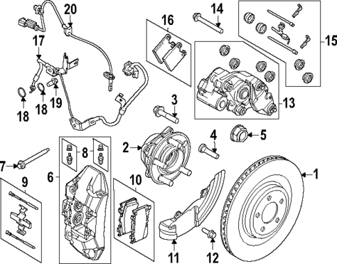 Rear Brakes for 2024 Ford Mustang #0