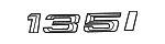 51147183159 - Body: Nameplate for BMW: 1 Series M, 135i, 135is Image