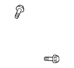 90135SZT000 - Steering: U-Joint Coupling Bolt for Acura: Integra, MDX, RDX, TL, TLX, ZDX Image