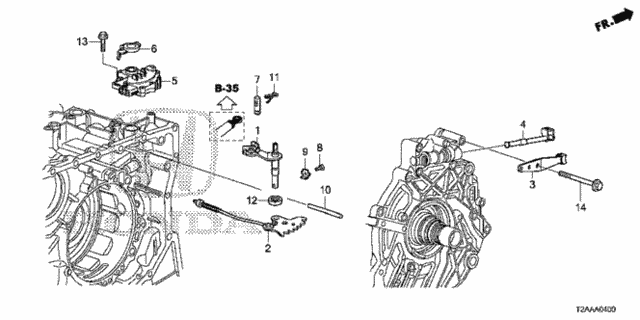 AT Control Shaft - Position Sensor (L4) for 2017 Honda Accord #0