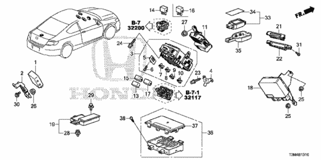 Control Unit (Cabin) (1) for 2017 Honda Accord #0