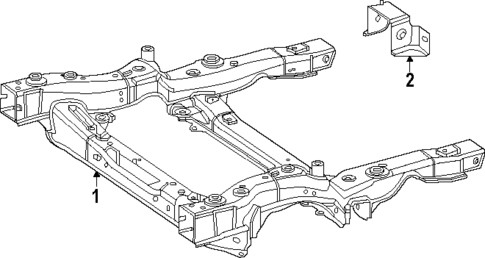 Suspension Mounting for 2025 Mercedes-Benz EQE SUV AMG&reg; #1
