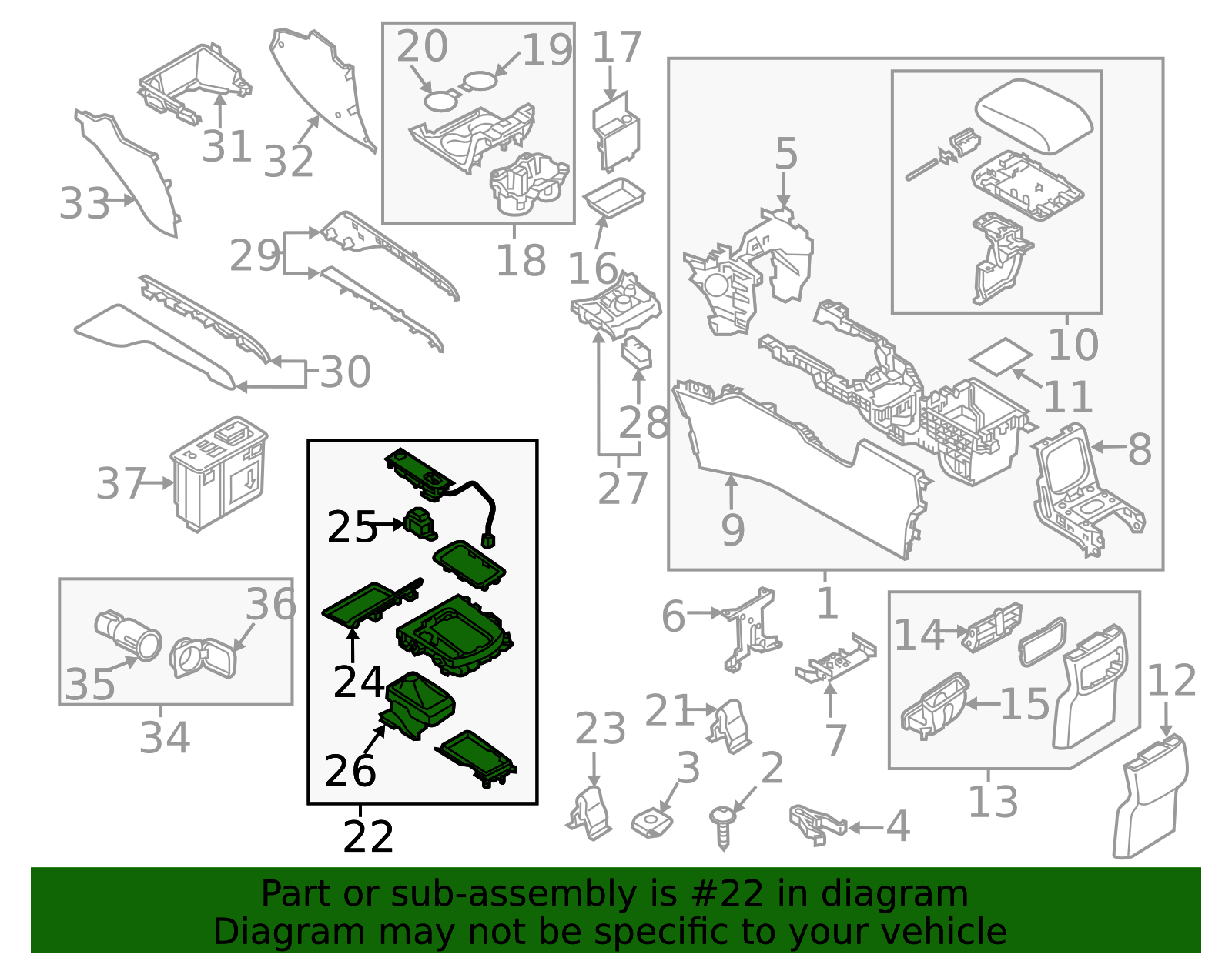 KGC3-64-340-03 - Shift Panel - 2022-2025 Mazda CX-5 | Mazda Swag