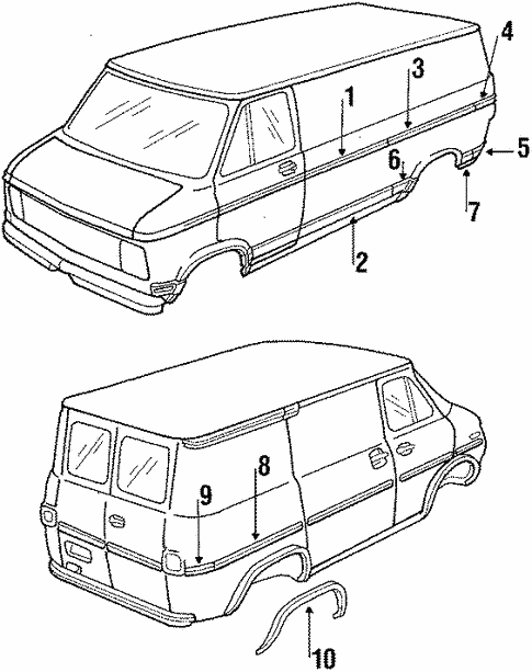 Chevy Van G20 アートプリント B1サイズ 1989 Chevrolet G20 Catalog and Classic Car Guide, Ratings